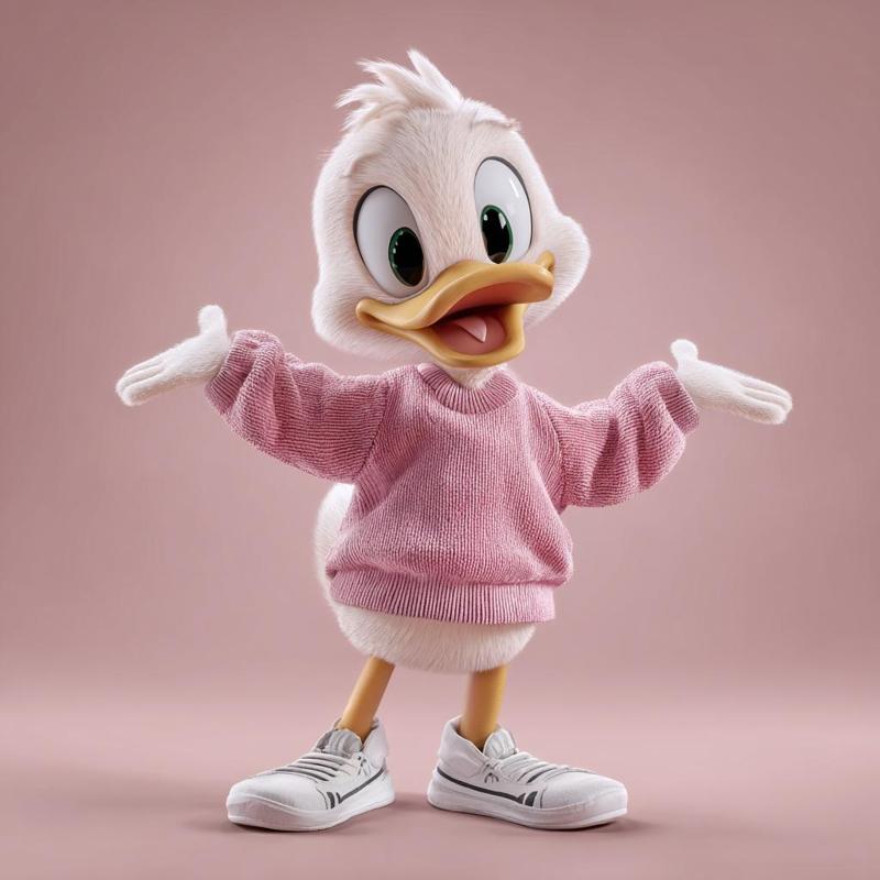 🌸✨ Webby Vanderquack Urban – Pink Chic Collector's Edition (One-Piece STL)