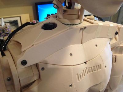 InMoov Clavicle and Shoulder Covers for Parloma Neck