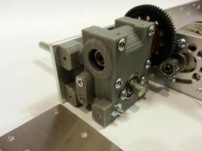 Tank updated Gear Cases for Kyosho RF006 worm gear set
