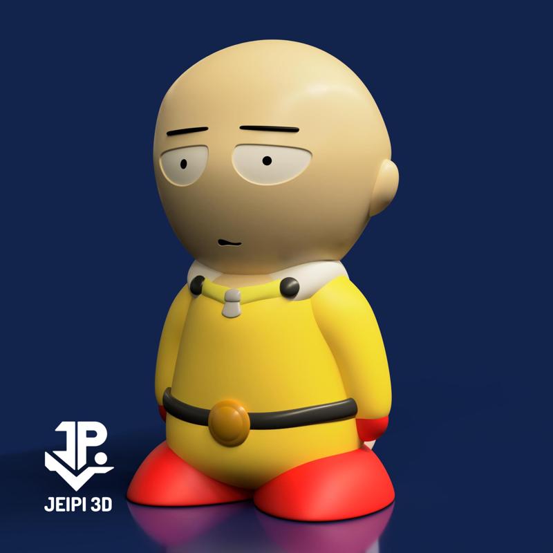 SAITAMA_ ONE PUNCH MAN_ ANIME_ CHUBBY