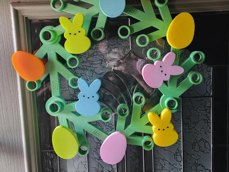 Peeps and Egg for "Brick" Wreath 