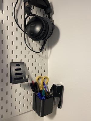 Skadis phone holder (Ikea)