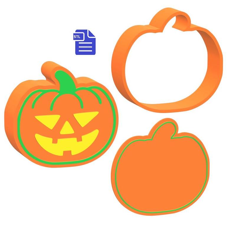 3pc Pumpkin Bath Bomb Mold