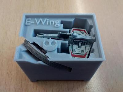 E-Wing Holder (X-Wing Miniatures) for Stanley organizer