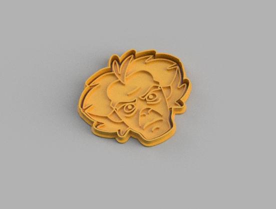 Emmett Brown cookie cutter