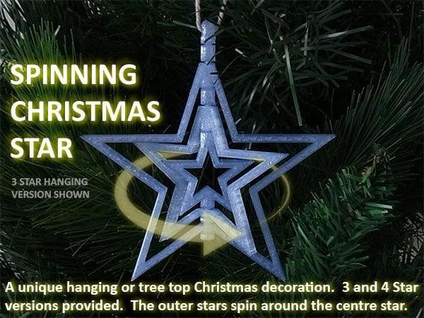 Spinning Christmas Star