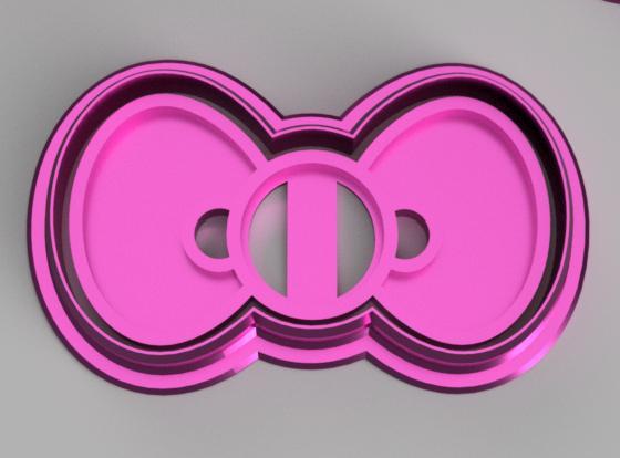 Hello Kitty Bow Cutter and Stamp (8.89 x 4.9 cm)