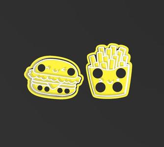 Hamburger and potato cutter Kawai