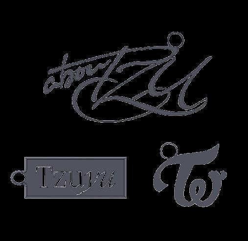 AbouTzu keychain (twice tzuyu)