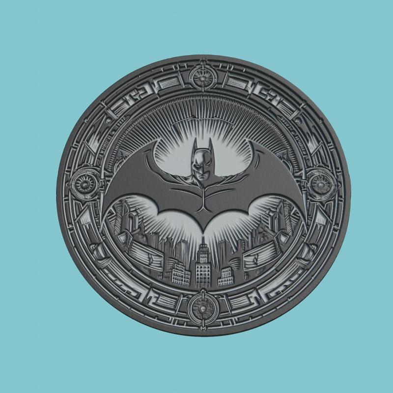 Batman Begins Movie Medallion  Batman Begins 3d  Model Stl Obj