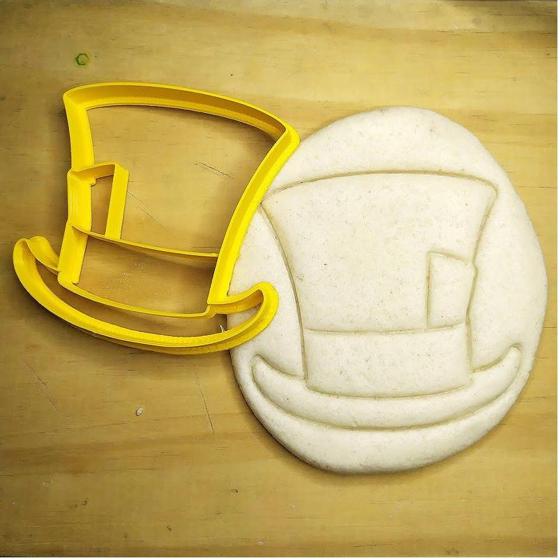 Alice in Wonderland - mad hatter - Alice in Wonderland - cookie cutter - theme party - dough and clay cutter - 8cm