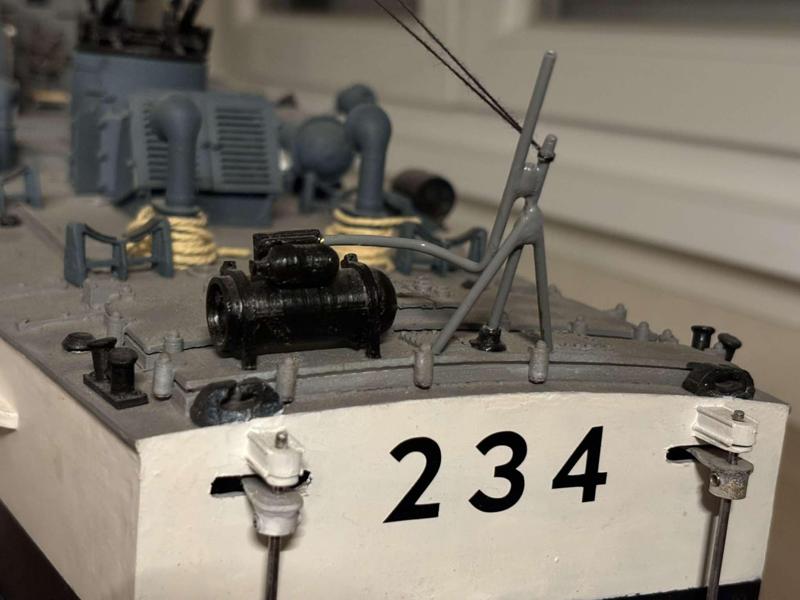 Vosper MTB 234 Torpedo Boat Scale Model - Smoke Float Container