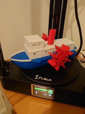 Paddle Steamer RC Toy Ship Dampfschiff Schaufelraddampfer   !!!! still in progress!!!!