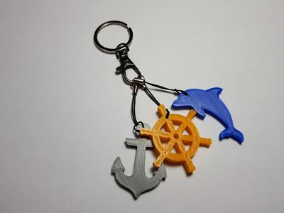 Sailing Key chain