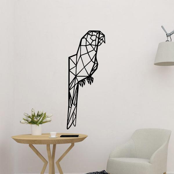 Geometric Parrot Wall Decoration