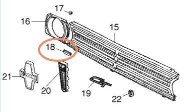 Grille Grommet (CZH614) for Mini vehicle
