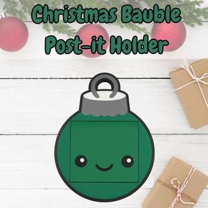 Christmas Ornament Post-It Holder