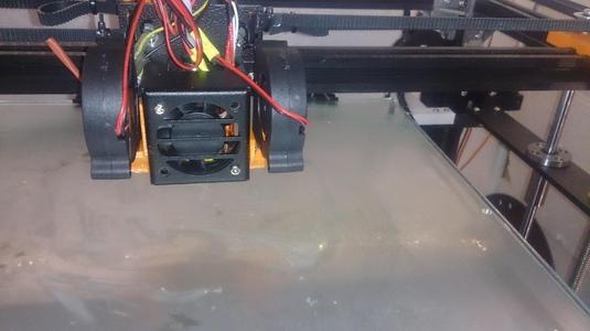 Blower adapter for standard X5S cooler mount - match standard chinese blower 50x15