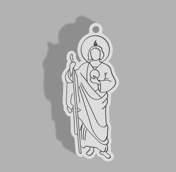 St. Jude Thaddeus Key Ring