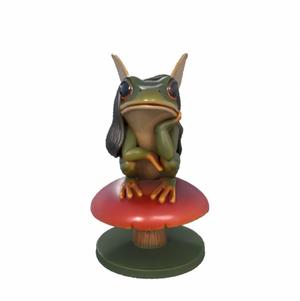 Mystic Frog on Mushroom - Enchanted Forest Series