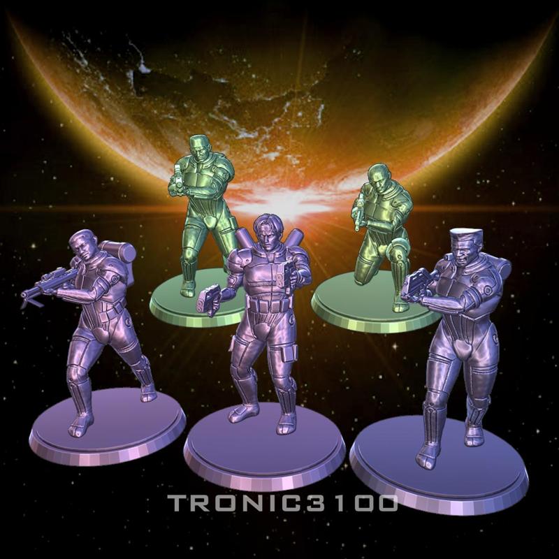 Mass Effect Alliance 31st Legion : Miniature Pack for Tabletop games.