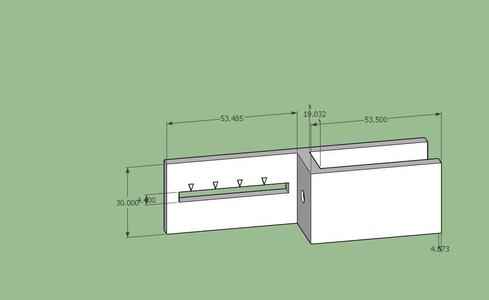 19mm layout chair + 3mm spacer for 16mm