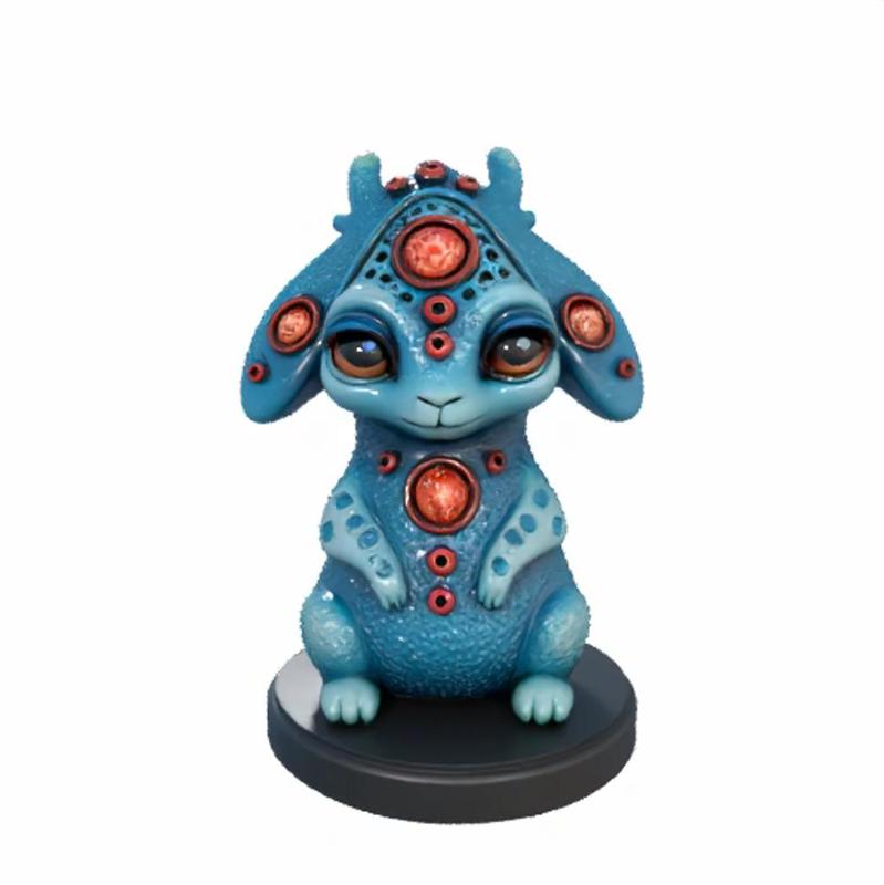 Stellar Bunny - 3D Printable Mystic Jewel Creature
