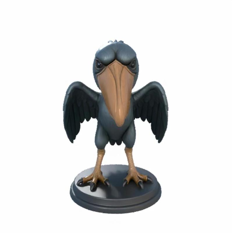 Judgebeak - 3D Printable Serious Bird Figurine
