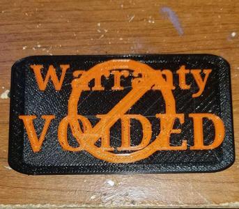 Warranty Void