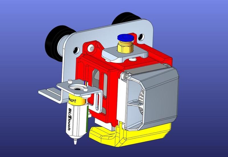 Convogliatore aria raffreddamento filamento universale 40mm/ Filament cooling air conveyor universal 40mm