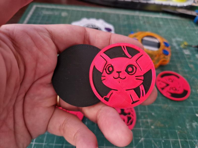 Gatomon / Tailmon Digimon Coin