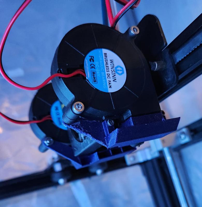 ender 5 pro 5015 fan attachment
