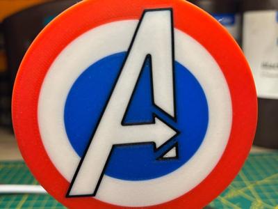 Avenger coaster (or E14 lamp decoration)