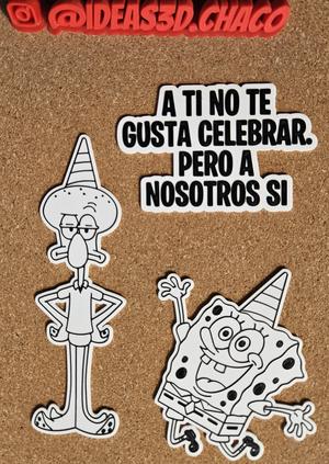 Cake Topper - Cake topper - SpongeBob SquarePants - Squidward