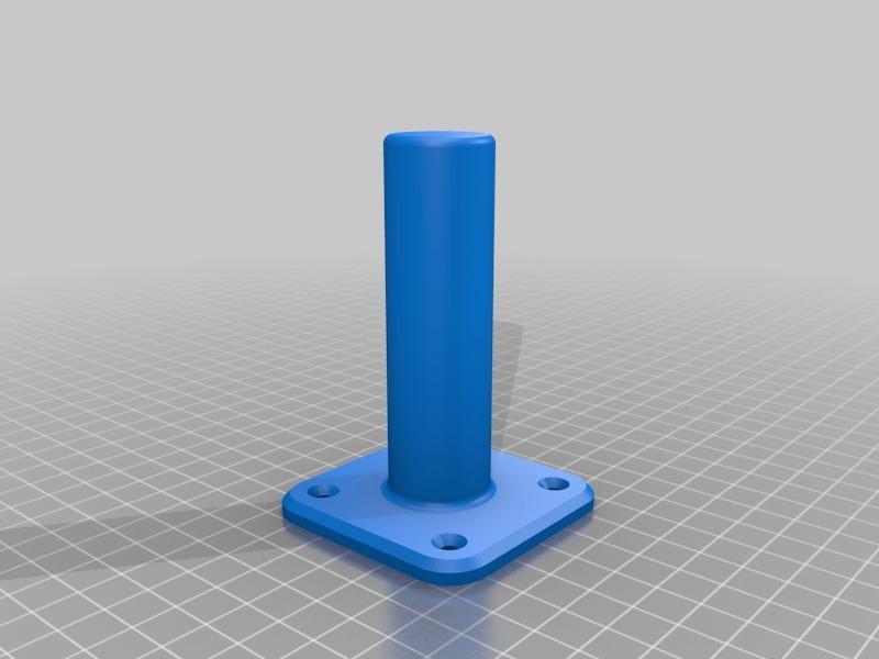 Foot with attachment plate