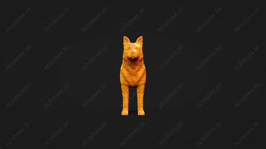 Australian Cattle Dog 3D Print Model Pose 01