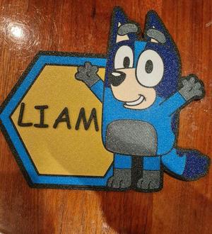 Bluey Name Plate
