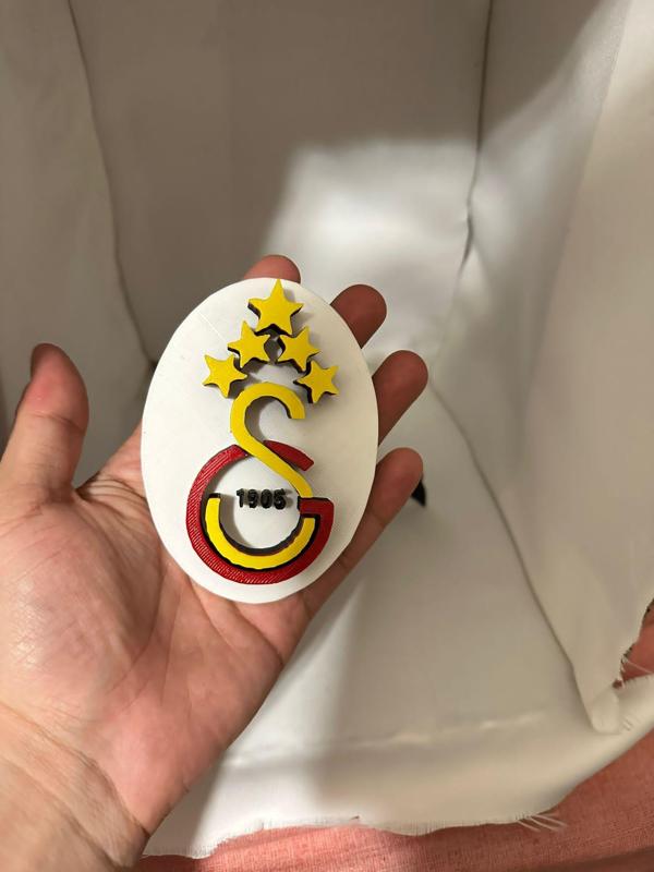 Galatasaray 5 Yıldızlı Logo Modeli (Fan Art - STL Format)