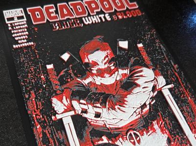 Deadpool Comic Cover Hueforge