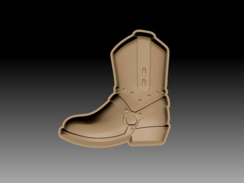RIGHT COWBOY BOOT BATH BOMB MOLD