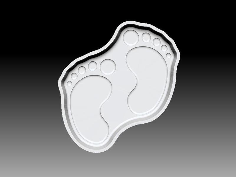 BABY FOOT BATH BOMB MOLD
