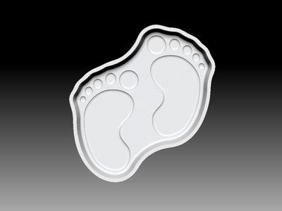 BABY FOOT BATH BOMB MOLD