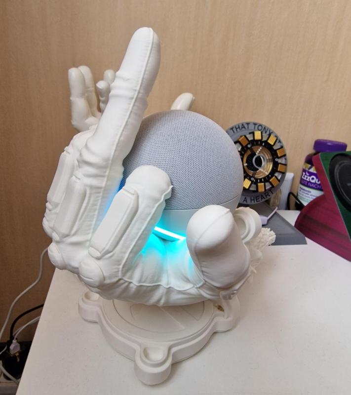 DEADPOOL FUCK YOU HAND ECHO DOT MOUNT STAND HOLDER