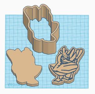 Pokemon: Farfetched 3 Piece Bath Bomb Mold