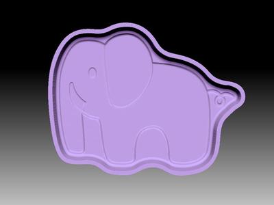 ELEPHANT LOVE 3 BATH BOMB MOLD