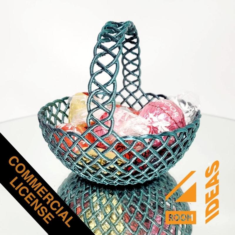 Woven Basket - round - Commercial License