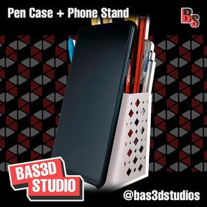 Pencil Holder with Cell Phone Holder