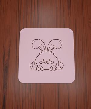 EASTER STENCIL "BUNNY #2".