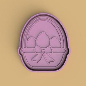 easter basket cutter + stamp / easter basket cutter + stamp