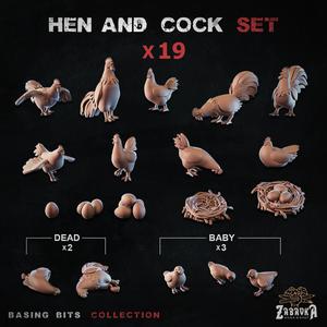 Hen and Cock- Basing Bits